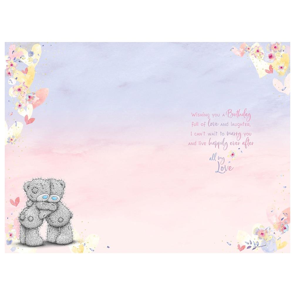 Amazing Fiancée Me to You Bear Birthday Card Extra Image 1